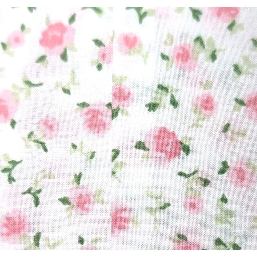 Laura Ashley King Sheet Set Bessie Floral 4pc Cottage Farmhouse Cotton Percale